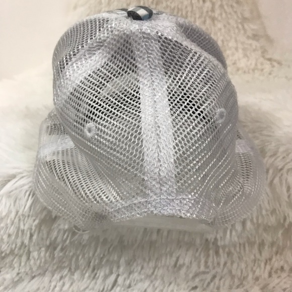 Guy Harvey blue white gray plaid hat fishing cap - Picture 4 of 8